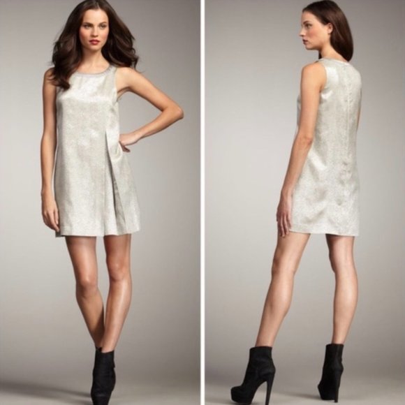 Rachel Zoe Jill Pleated Shift Dress - Picture 3 of 3